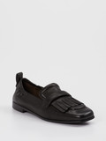 Andrea Puccini - Slipper aus Kalbleder in schwarz
