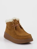FitFlop - Stiefelette aus Veloursleder in braun
