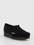 Clarks - Schnürschuh aus Veloursleder in schwarz