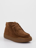Camper - Schnürstiefelette aus Veloursleder