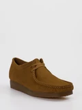 Clarks - Schnürschuh aus Veloursleder in braun