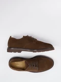 Henderson - Schnürschuh aus Veloursleder in braun
