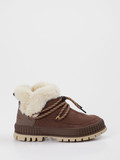 Palladium - Sneaker high aus Veloursleder in braun