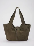 Les Visionnaires - Shopper aus Veloursleder