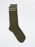 Falke - Socke uni aus Baumwolle in grün