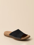 Gabor – Pantolette aus Nubukleder in Blau