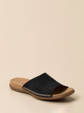 Gabor – Pantolette aus Nubukleder in Blau