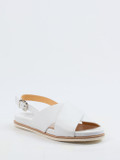 Truman's – Slingback-Sandale aus Hirschleder Offwhite