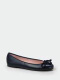 Pretty Ballerinas – Ballerinas aus Lammleder marineblau