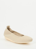 Arche – Ballerinas aus Nubukleder in Cremebeige