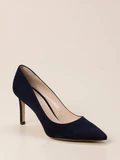 Konstantin Starke - Pumps aus Veloursleder in blau
