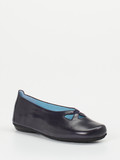 Thierry Rabotin – Ballerinas aus Lammleder Dunkelblau