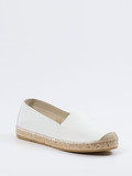 Andrea Puccini – Espadrilles aus Lammleder weiß