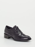 Konstantin Starke – Brogues aus Lammleder tiefschwarz