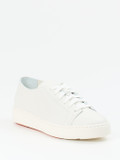 Santoni – Sneaker aus Kalbleder Off-White