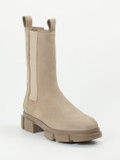 Copenhagen – Chelsea Boots aus Nubukleder sandbeige