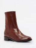 Konstantin Starke – Stiefelette aus Lammleder braun