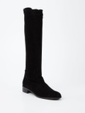Konstantin Starke – Kniehohe Stiefel aus Lammleder schwarz