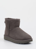 UGG – Lammfell-Stiefelette aus Veloursleder grau