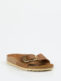Birkenstock – Pantolette aus Kalbleder braun
