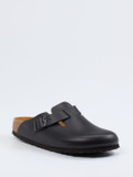 Birkenstock – Clogs aus Kalbleder schwarz