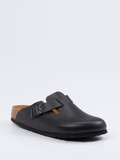 Birkenstock – Clogs aus Kalbleder schwarz