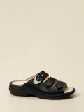 Finn Comfort - Pantolette aus Kalbleder in schwarz