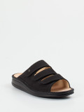 Finn Comfort – Pantolette aus Nubukleder schwarz