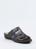 Hickersberger - Pantolette aus Kalbleder in blau
