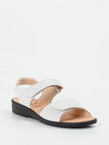 Ganter – Komfortsandalen aus Kalbleder weiß