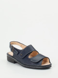 Finn Comfort – Komfortsandalen aus Kalbleder Dunkelblau