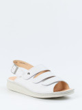 Finn Comfort – Komfortsandalen aus Kalbleder weiß
