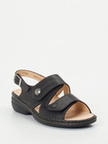 Finn Comfort – Komfortsandalen aus Kalbleder schwarz