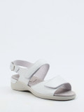 Semler – Sandalette aus Kalbleder weiß