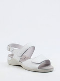 Semler – Sandalette aus Kalbleder weiß