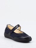 Christian Dietz - Spangenpumps aus Stretch in blau
