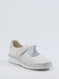 Semler – Mary Jane Sneaker aus Kalbleder weiß
