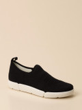 Ara – Slip-On Sneaker aus Textilstrick Schwarz