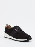 Finn Comfort – Slip-On Sneaker aus Nubukleder schwarz