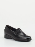 Semler - Slipper Ria aus Kalbleder in schwarz