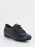 Semler - Schnürschuh Nele aus Kalbleder in blau