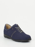 Finn Comfort - Schnürschuh aus Nubukleder in blau