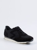 Semler – Sneaker aus Veloursleder in Schwarz