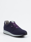Lunge – Sneaker aus Textil in Velourslederoptik Dunkelblau