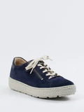 Hartjes - Sneaker aus Veloursleder in blau