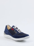 Ganter – Komfort-Sneaker aus Veloursleder Marineblau