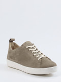 Werner – Sneaker aus Nubukleder in Taupe