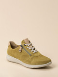 Hartjes – Komfort-Sneaker aus Veloursleder grün