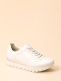 Semler – Komfort-Sneaker aus Kalbleder Offwhite