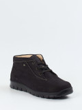 Finn Comfort – Schnürstiefelette aus Nubukleder schwarz